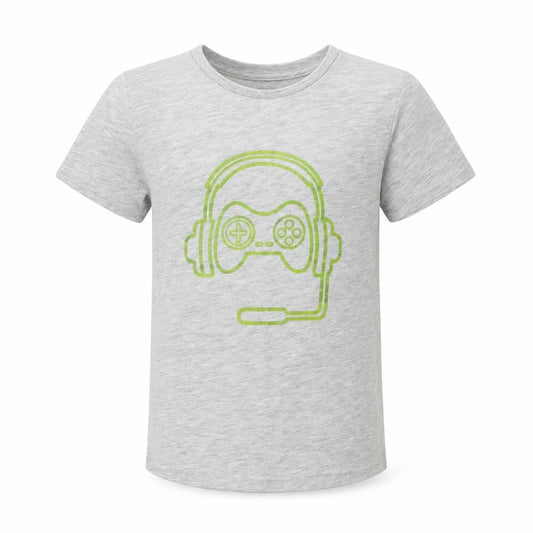 Dunnes Boys Grey Polyester Basic T-Shirt Size 3-4 Years Round Neck - Gaming