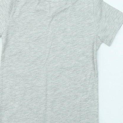 Dunnes Boys Grey Polyester Basic T-Shirt Size 3-4 Years Round Neck - Gaming