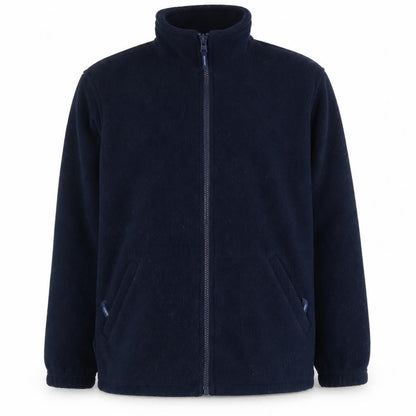 Uneek Mens Blue Polyester Full Zip Sweatshirt Size S