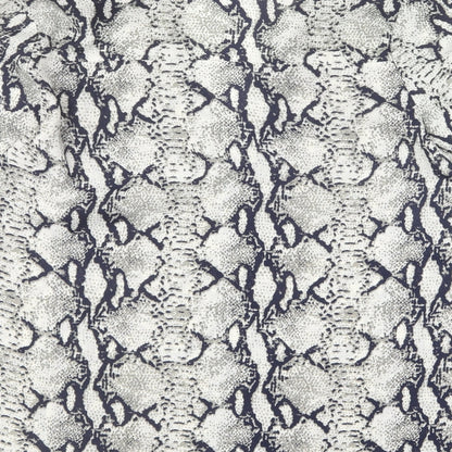 Missguided Womens Grey Animal Print Polyester Basic Blouse Size 10 Collared - Snake Print