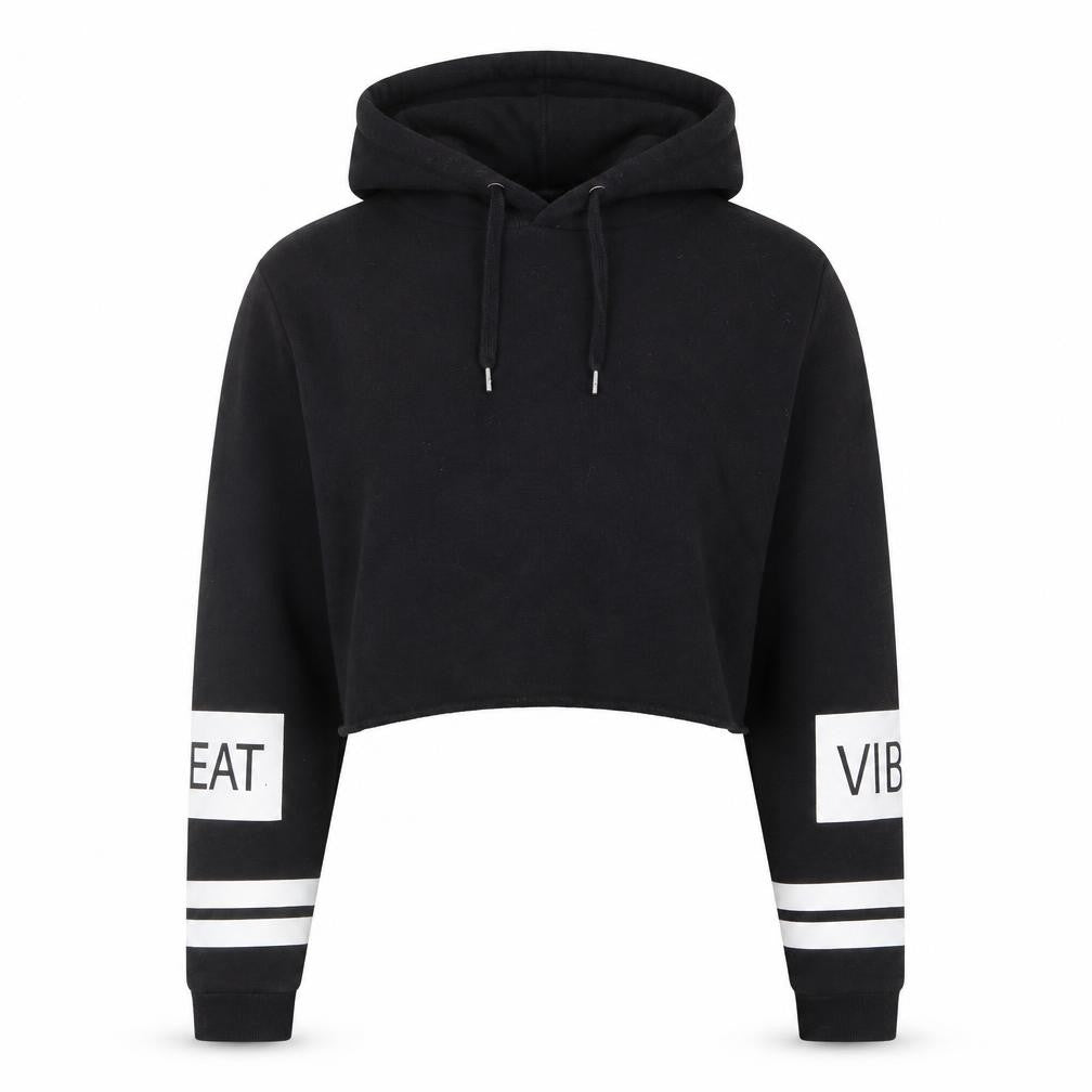 H&M Womens Black Cotton Pullover Hoodie Size XS Pullover