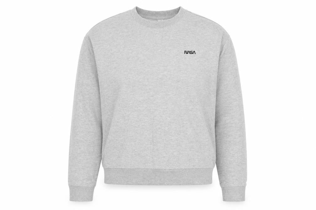 Divided by H&M Womens Grey Cotton Pullover Sweatshirt Size M Pullover - NASA
