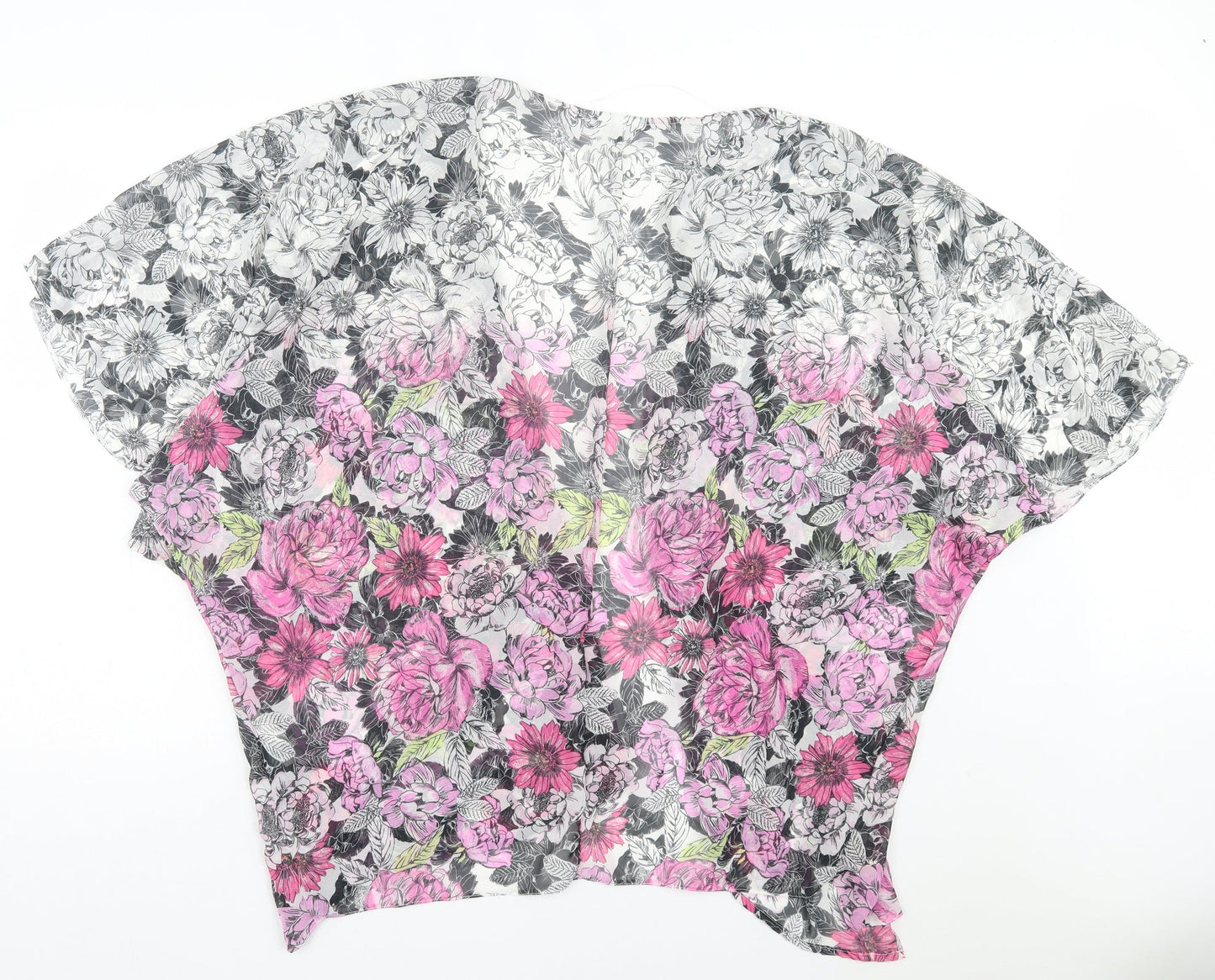 NEXT Womens Pink Floral Jacket Size 12