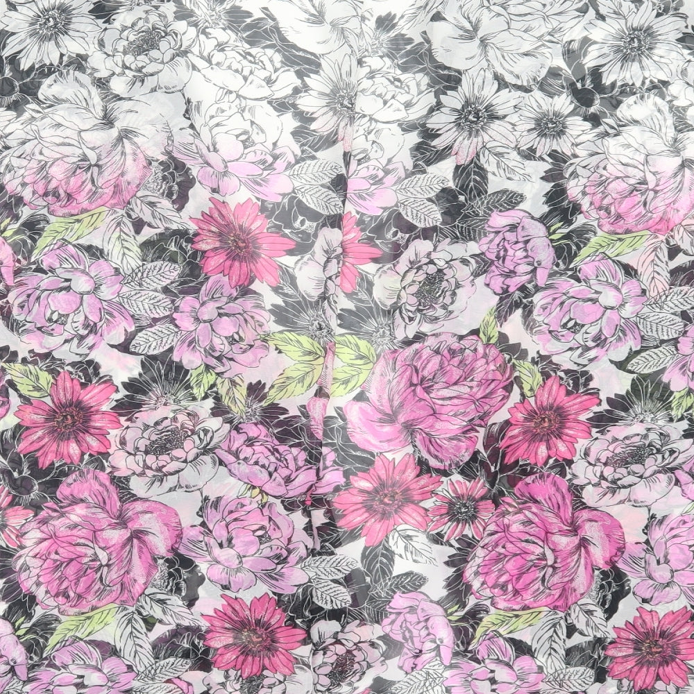 NEXT Womens Pink Floral Jacket Size 12