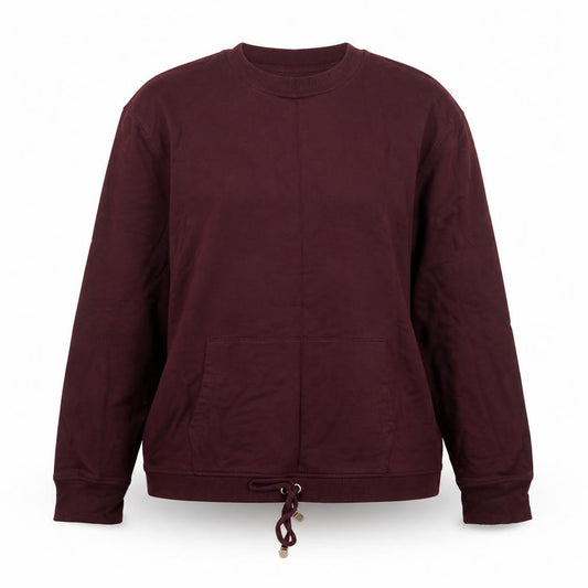 F&F Womens Purple Viscose Pullover Sweatshirt Size 8 Pullover - Burgandy