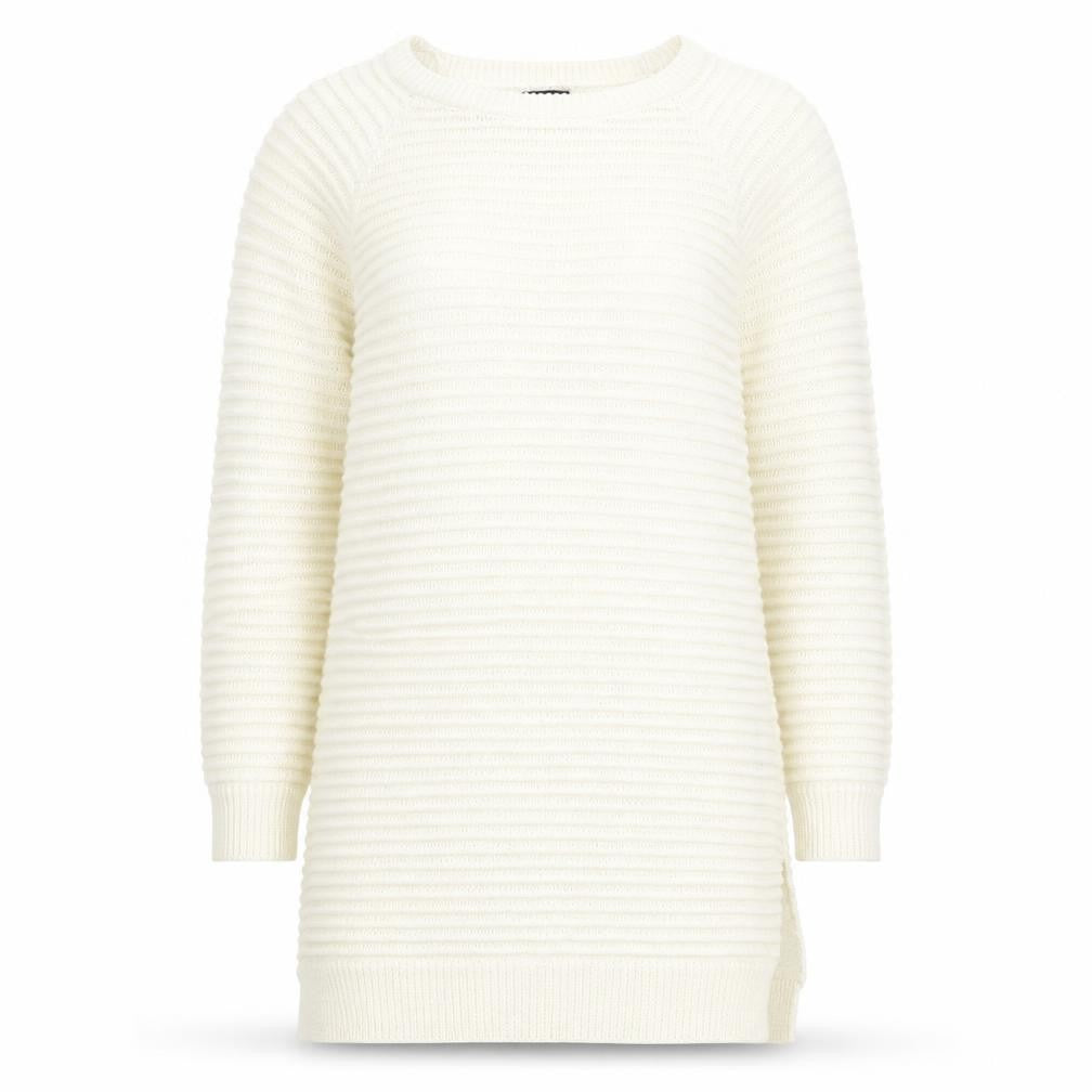 F&F Womens Ivory Round Neck Acrylic Pullover Jumper Size 10