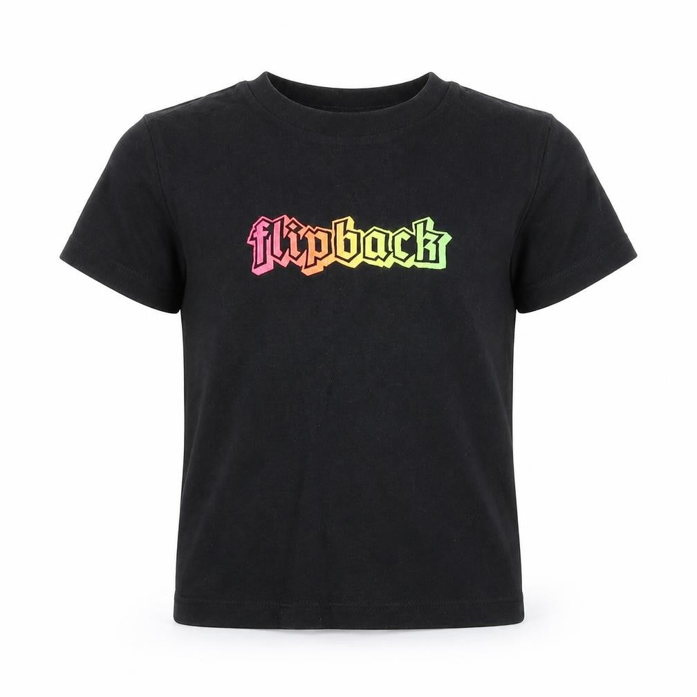 NEXT Girls Black Cotton Basic T-Shirt Size 5 Years Round Neck Pullover - Flipback