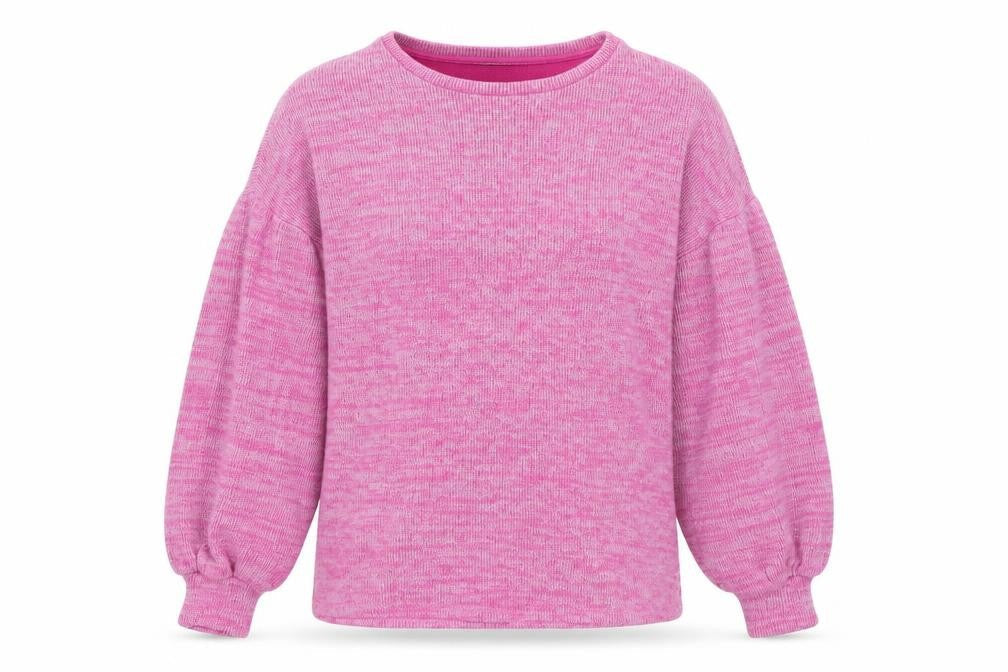 George Womens Pink Round Neck Cotton Pullover Jumper Size 8