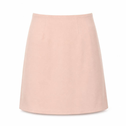 New Look Womens Pink Polyester A-Line Skirt Size 8 Zip