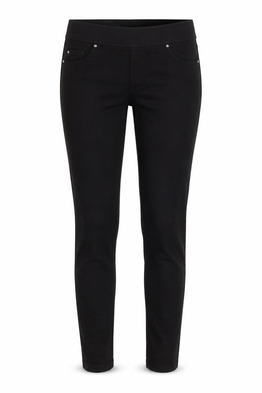 Denim & Co. Womens Black Cotton Skinny Jeans Size 12 L29 in Regular
