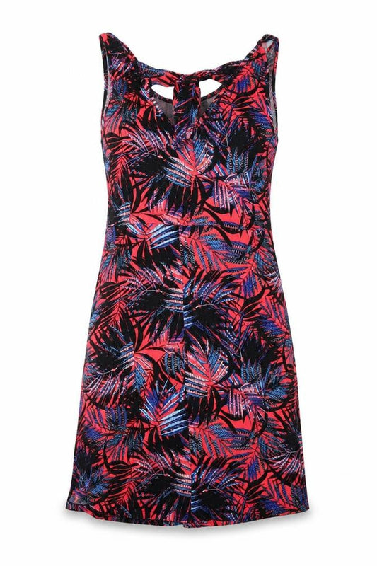 George Womens Multicoloured Floral Viscose Sheath Size 8 Round Neck