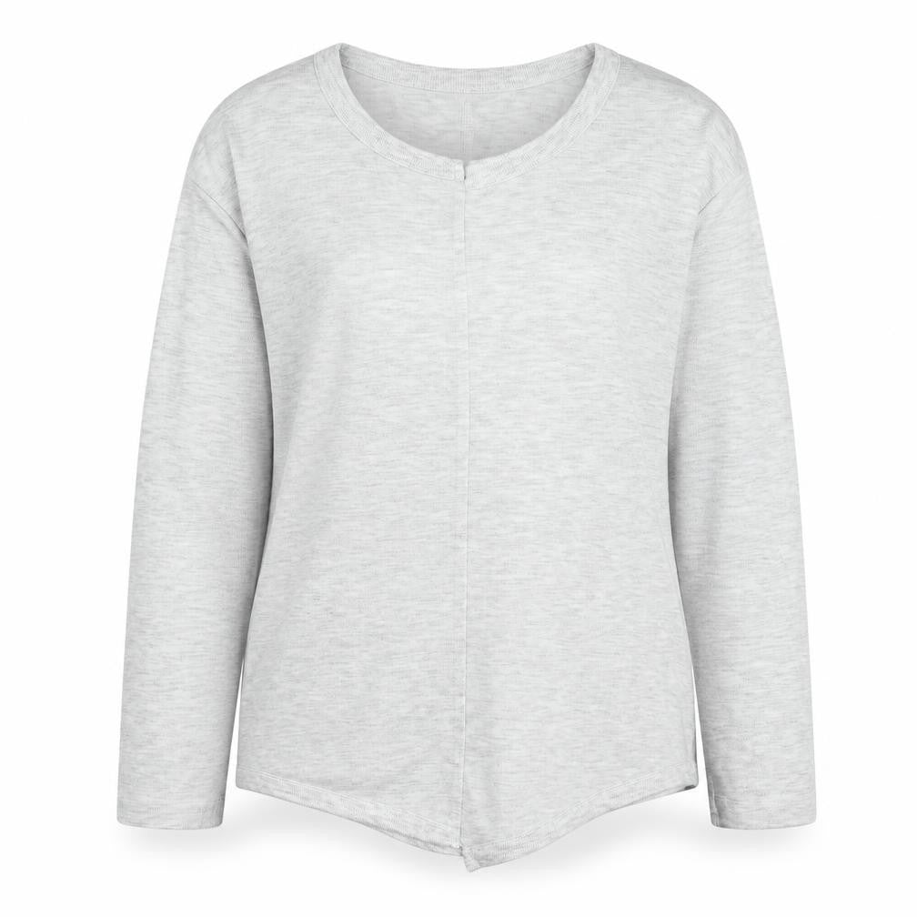 NEXT Womens Grey Round Neck Viscose Pullover Jumper Size 12