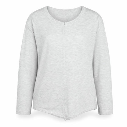 Next Womens Grey Round Neck Viscose Pullover Jumper Size 12