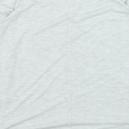 Next Womens Grey Round Neck Viscose Pullover Jumper Size 12