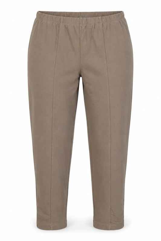 Sandwich Womens Brown Cotton Jogger Leggings Size S L22 in - Ruched Ankle