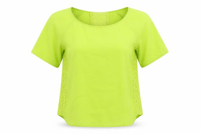 Penny Black Womens Green Polyester Basic Blouse Size 10 Boat Neck