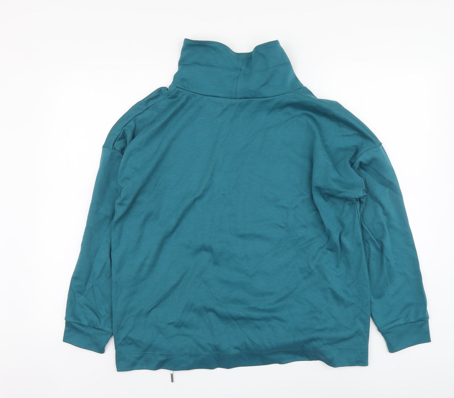 Gallery Womens Blue Cotton Pullover Sweatshirt Size S