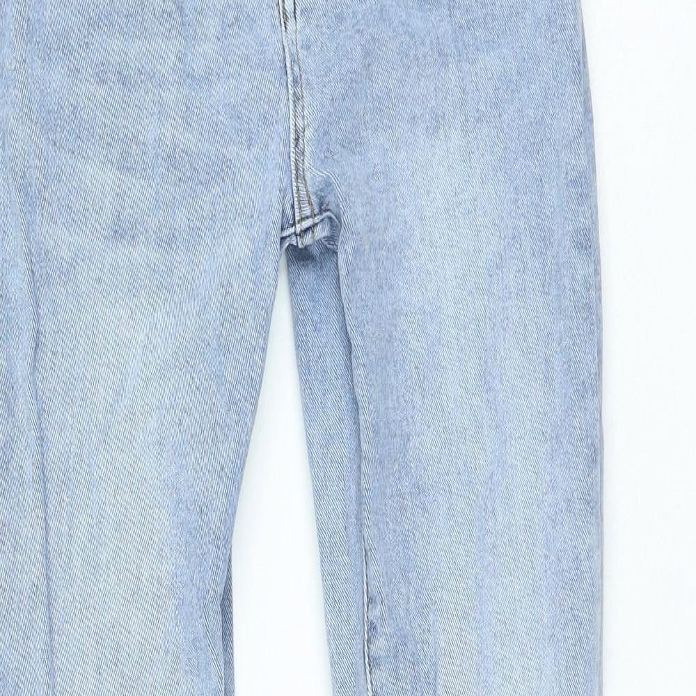 Preworn Womens Blue Cotton Skinny Jeans Size 28 in L29 in Regular Zip