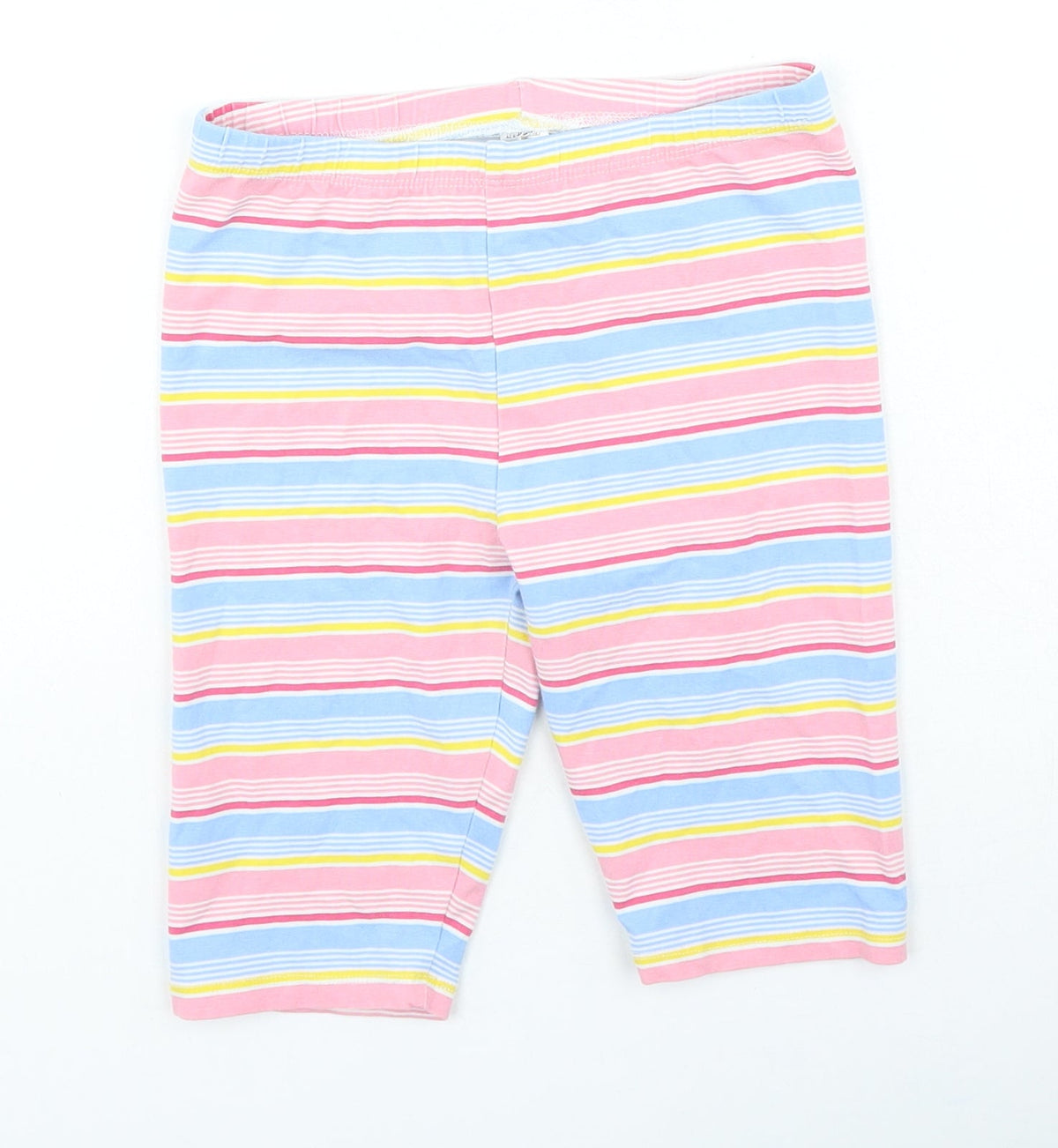Dunnes Stores Girls Multicoloured Striped Cotton Jegging Trousers Size 9 Months Regular Pullover
