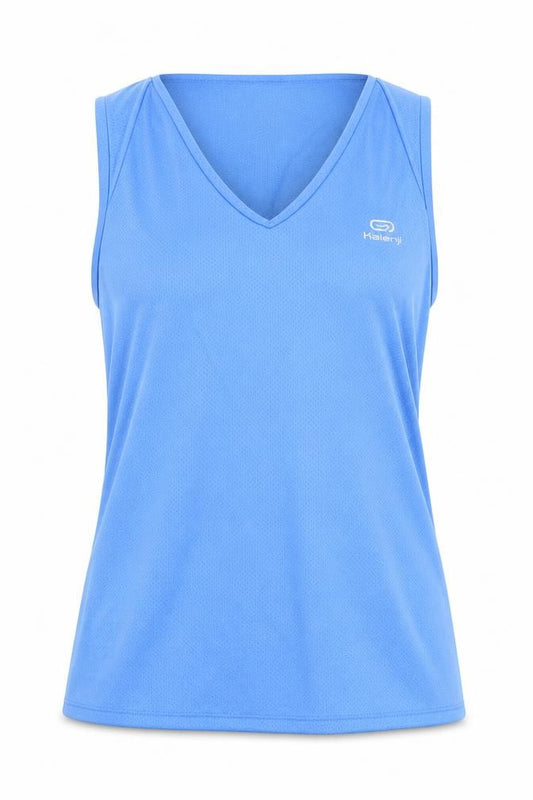 Kalenji Womens Beige Polyester Camisole Tank Size XS V-Neck