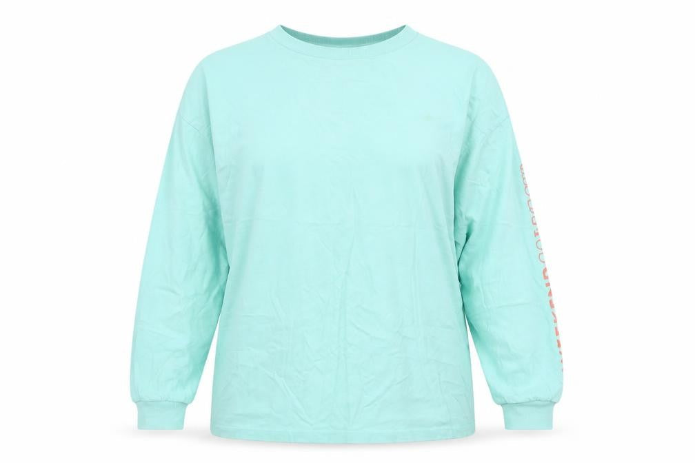 ASOS Womens Green Polyester Basic T-Shirt Size 10 Round Neck - weekend collective