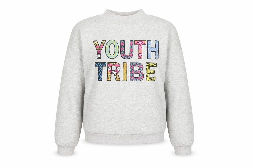 Divided by H&M Girls Grey Cotton Pullover Sweatshirt Size S Pullover - Youth Tribe