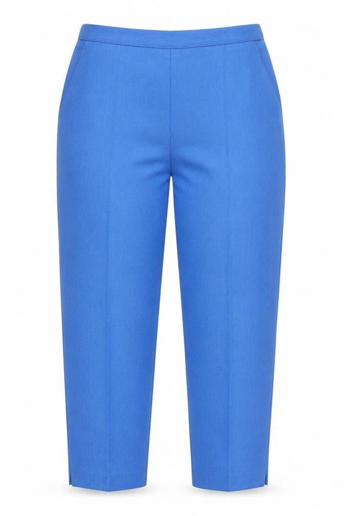 Emma Collection Womens Blue Polyester Trousers Size 16 L20.5 in Regular