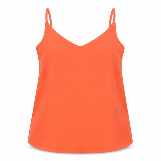 F&F Womens Pink Polyester Camisole Tank Size 6 V-Neck