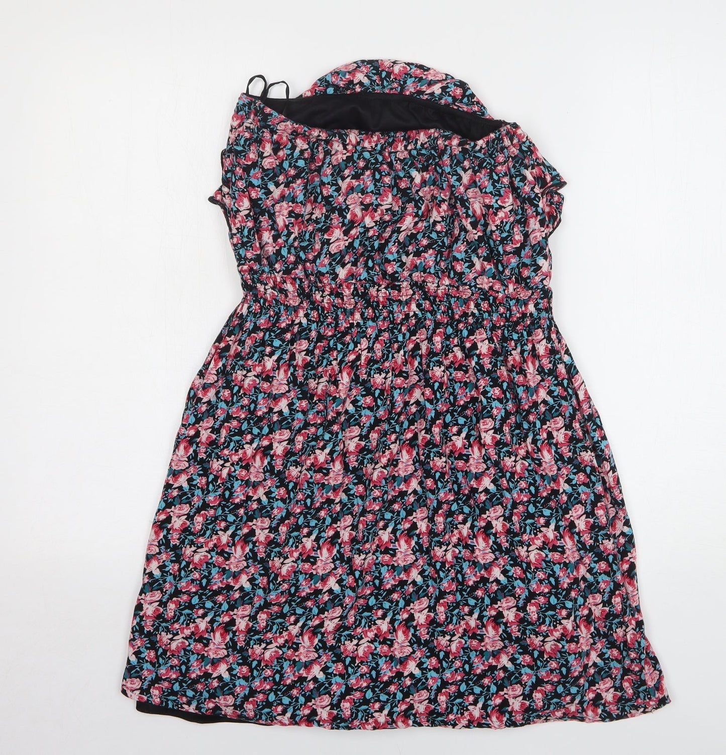 Apricot Womens Multicoloured Floral Viscose Mini Size S Off the Shoulder Pullover