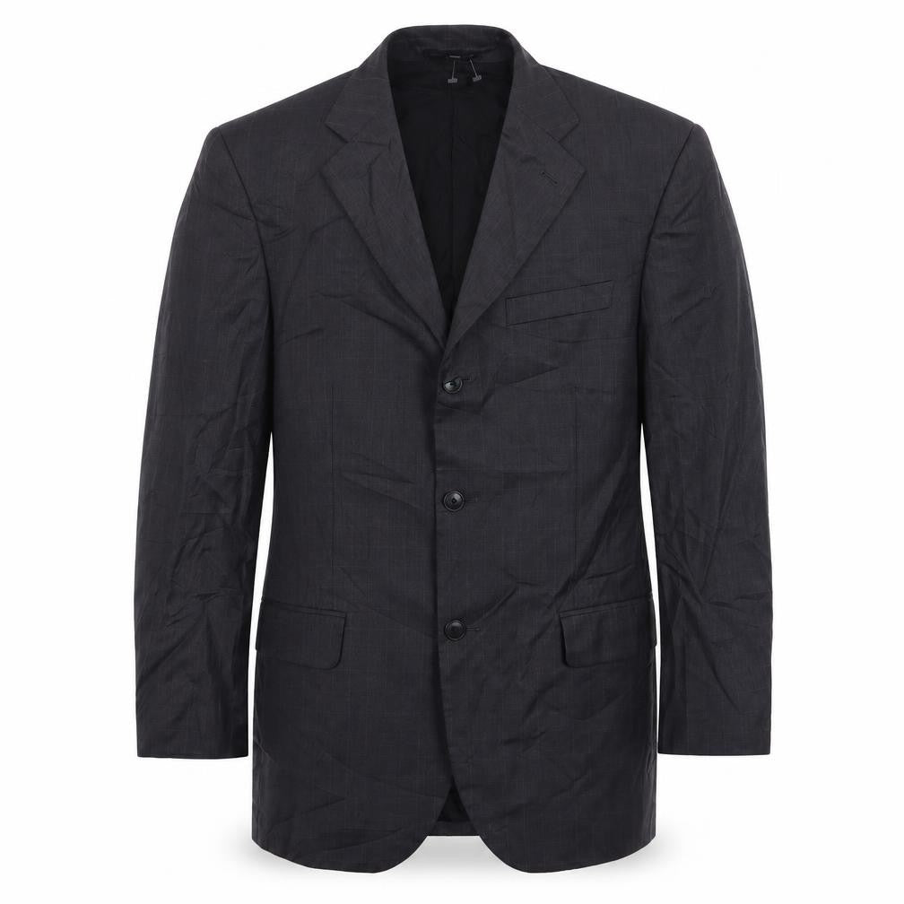 NEXT Mens Grey Check Wool Jacket Suit Jacket Size 36