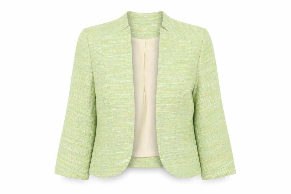 Topshop Womens Green Jacket Size 10 - Pull On