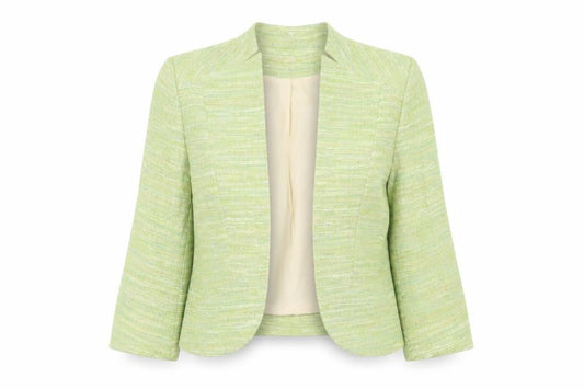 Topshop Womens Green Jacket Size 10 - Pull On