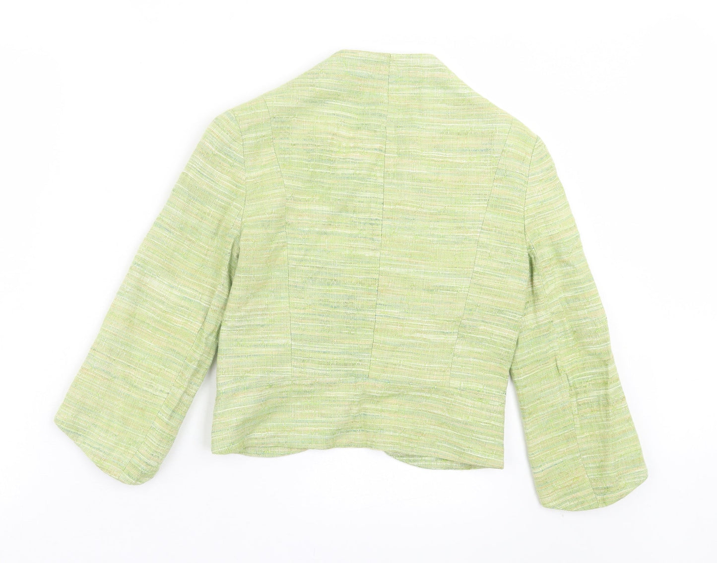 Topshop Womens Green Jacket Size 10 - Pull On