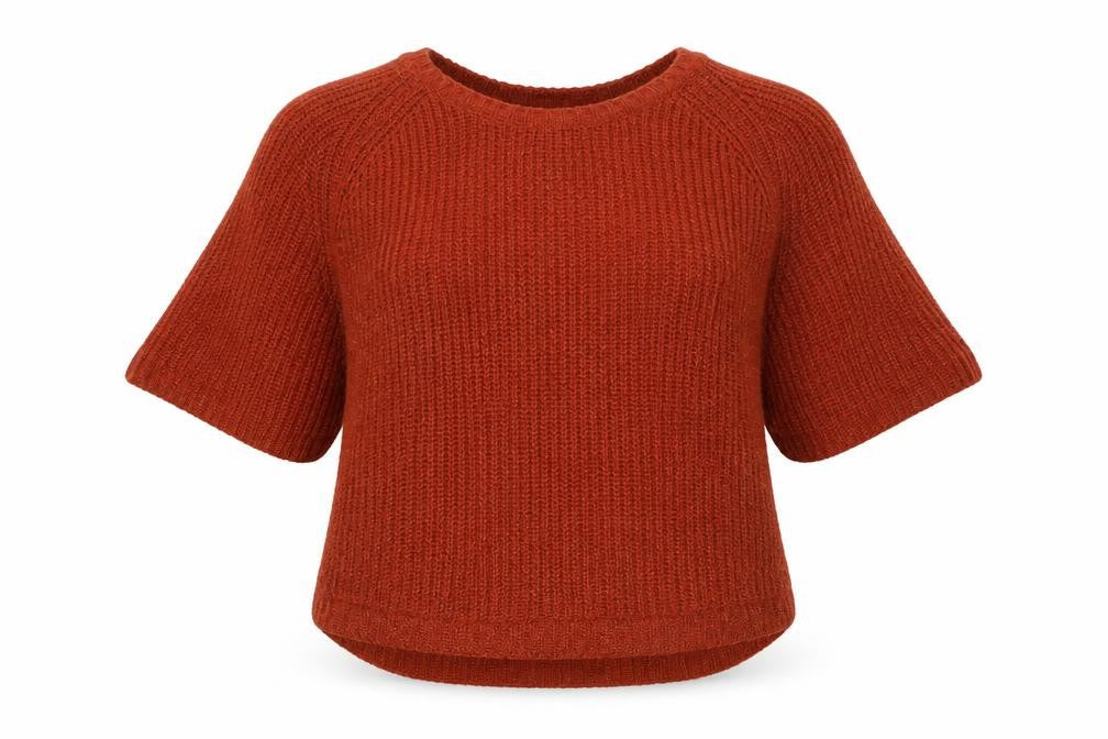 Great Plains Womens Brown Round Neck Acrylic Pullover Jumper Size S