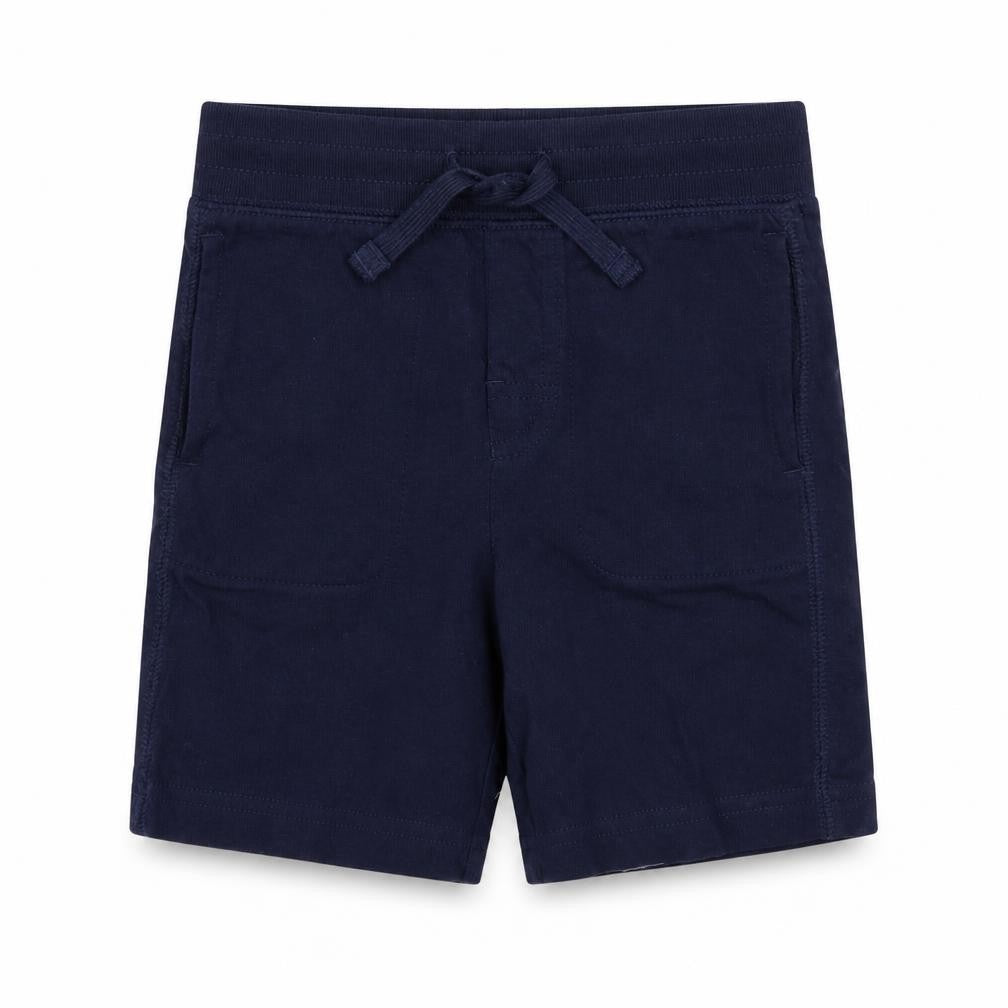 Gap Boys Blue Cotton Sweat Shorts Size 2 Years Regular Drawstring