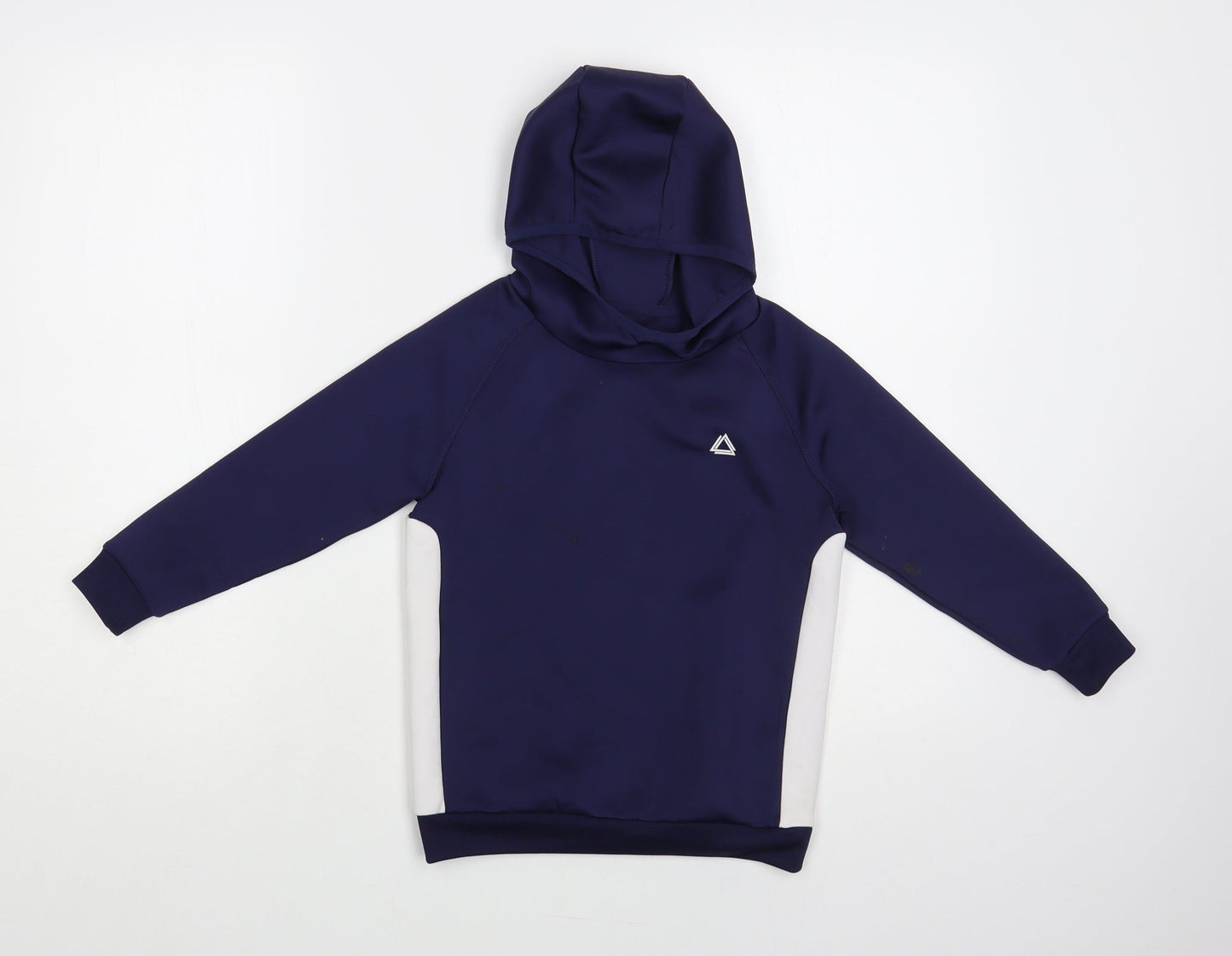 Dunnes Stores Girls Blue Polyester Pullover Hoodie Size 4-5 Years Pullover