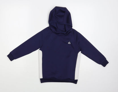 Dunnes Girls Blue Polyester Pullover Hoodie Size 4-5 Years Pullover