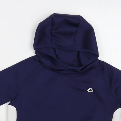 Dunnes Girls Blue Polyester Pullover Hoodie Size 4-5 Years Pullover