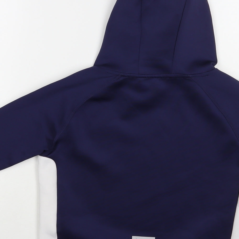 Dunnes Stores Girls Blue Polyester Pullover Hoodie Size 4-5 Years Pullover