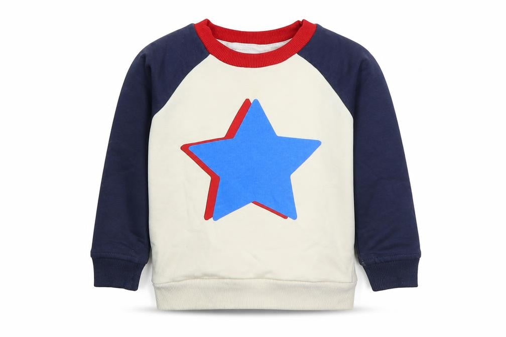 Dunnes Stores Boys White Cotton Pullover Sweatshirt Size 2-3 Years Pullover