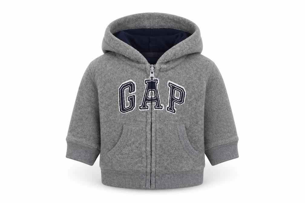 Gap Boys Grey Jacket Size 3-6 Months Zip