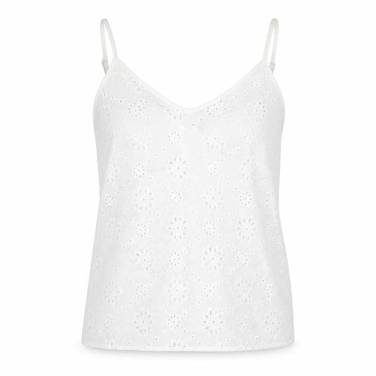 SheIn Womens White Floral Polyester Camisole Tank Size S V-Neck