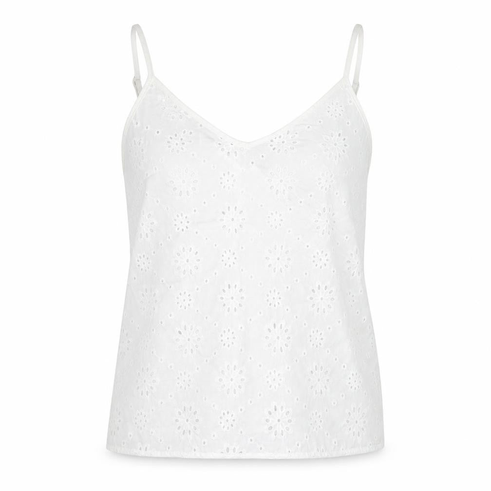 SheIn Womens White Floral Polyester Camisole Tank Size S V-Neck