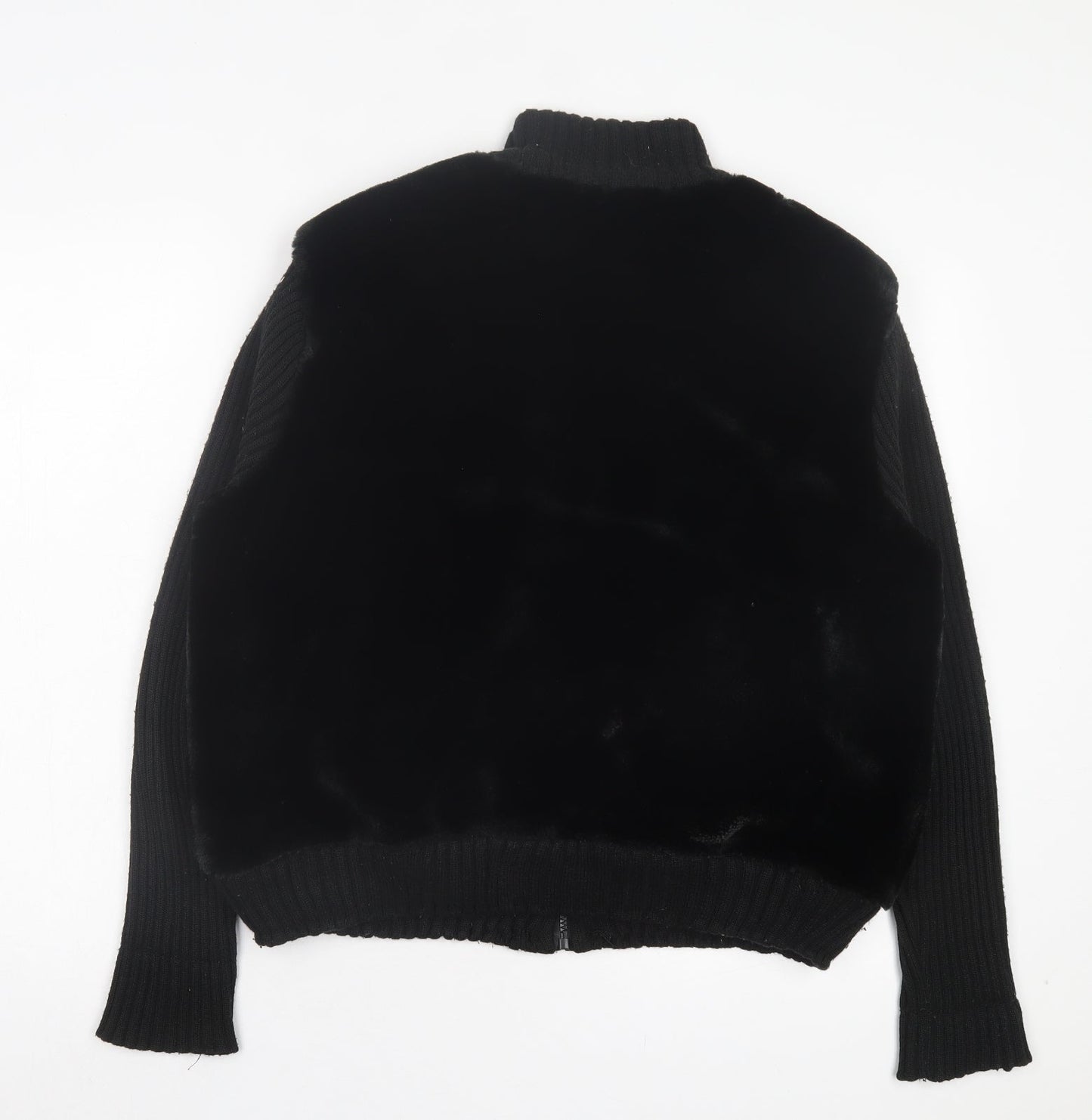 Dunnes Stores Womens Black Jacket Size 18 Zip