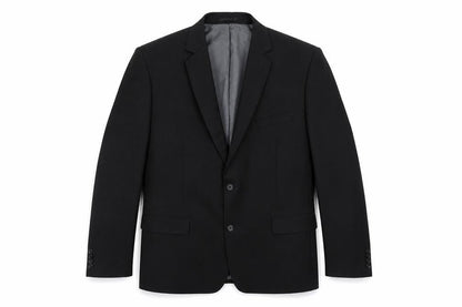 F&F Mens Black Striped Polyester Jacket Blazer Size 44