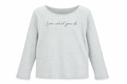 Matalan Girls Grey Cotton Basic T-Shirt Size 10 Years Round Neck - Love What You Do