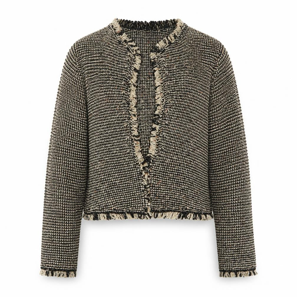 H&M Womens Brown V-Neck Acrylic Pullover Jumper Size L