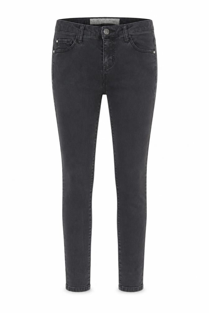 Denim & Co. Womens Black Cotton Skinny Jeans Size 8 L28 in Regular Zip
