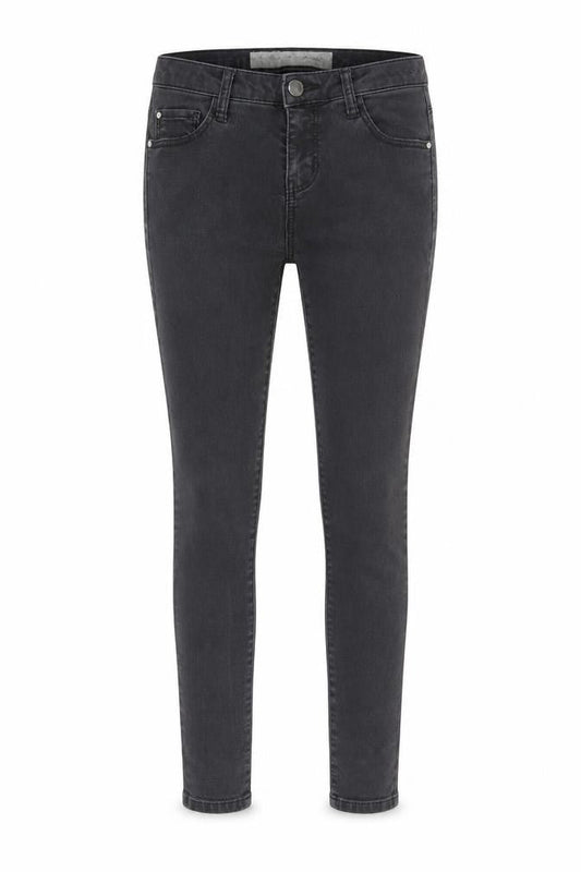Denim & Co. Womens Black Cotton Skinny Jeans Size 8 L28 in Regular Zip