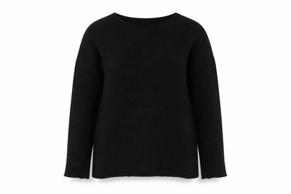 ASOS Womens Black Round Neck Acrylic Pullover Jumper Size S